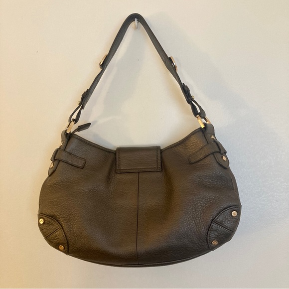 FERRE Bucaneve pebbled leather brown shoulder bag - Picture 3 of 7